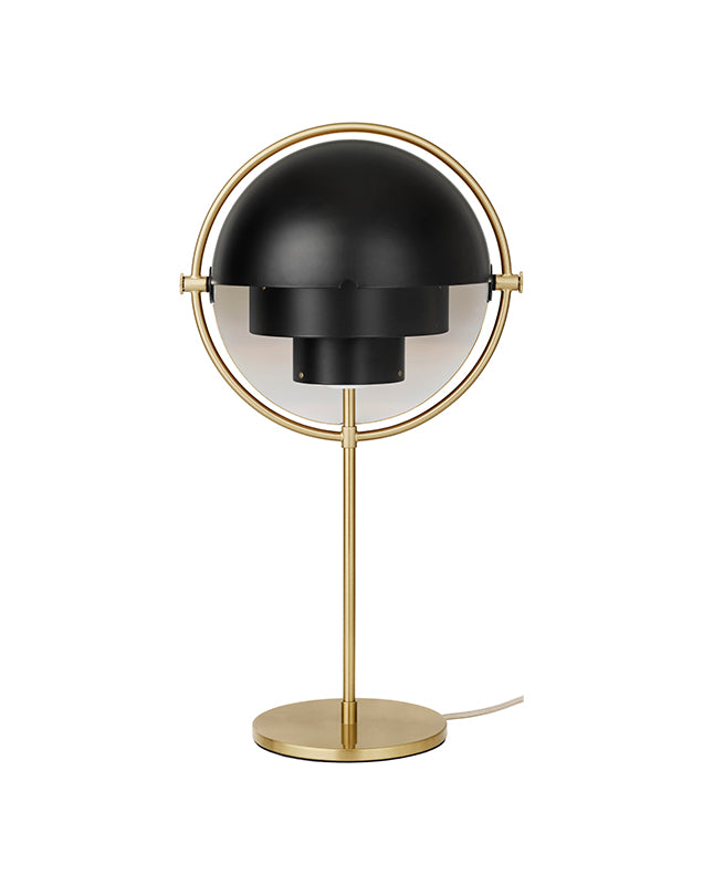 GUBI Multi-Lite Table Lamp - Black Shade with Brass Base - 25% Off