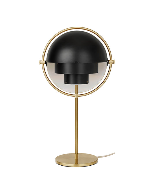 GUBI Multi-Lite Table Lamp - Black Shade with Brass Base - Twenty Five Percent Discount
