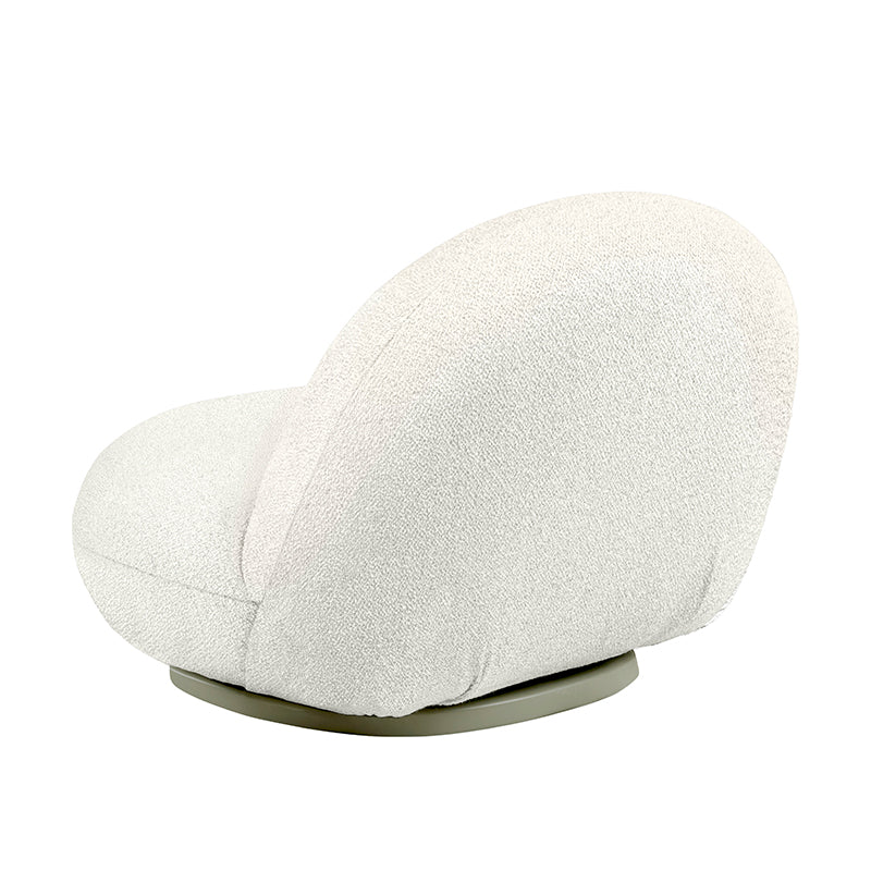 GUBI Pacha Chair OUTDOOR - Fully Upholstered, Moss Gray Swivel Base - 20% Off