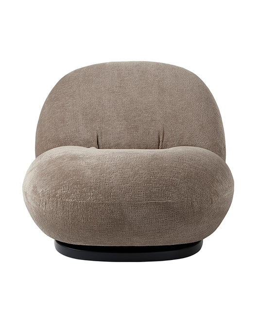 GUBI Pacha Chair - Full Upholstered, Mumble Fabric, Black Base - 20% Off