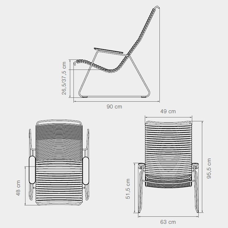 HOUE Click Lounge Chair - Black