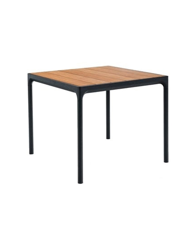 HOUE Four Dining Table - Bamboo - 90x90 cm