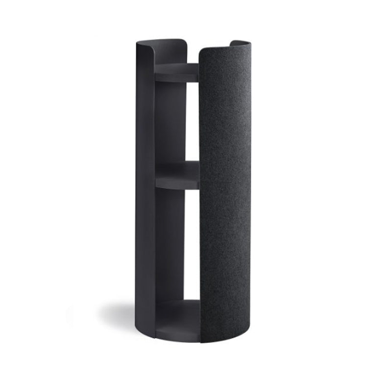 MIA CARA Torre, Cat Scratch Tower, Ash Wood Black Stained, Felt Black M