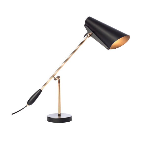 NORTHERN Birdy Table Lamp - Black & Brass - 25% Off