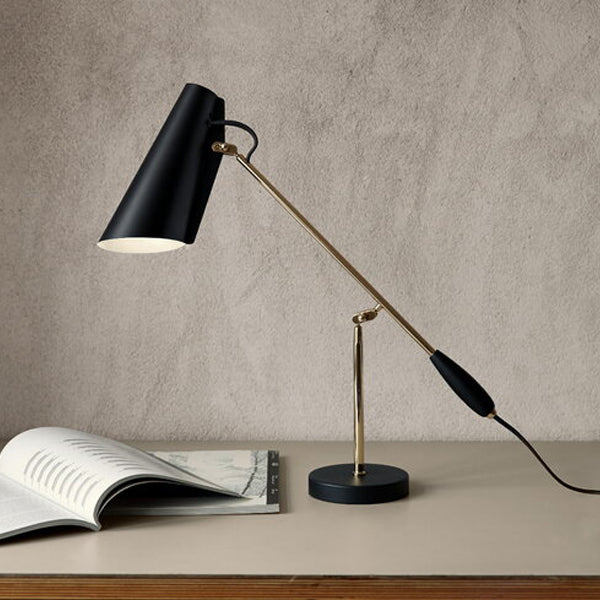 NORTHERN Birdy Table Lamp - Black & Brass - 25% Off