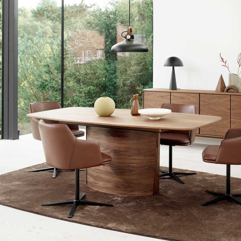 SKOVBY SM117 Extending Dining Table - Walnut Oiled - Fifteen Percent Discount