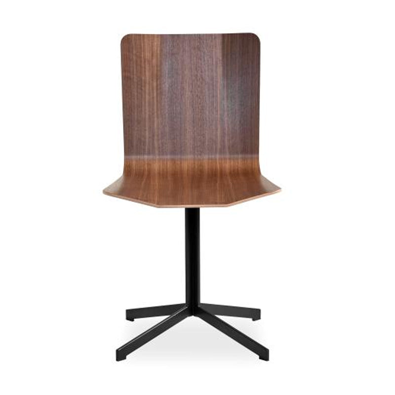 SKOVBY SM803 Chair - Walnut Oil Seat w/Black 4-Star Base - CLEARANCE Fifty Percent Discount